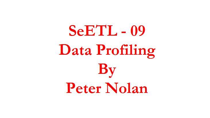 SeETL-09 Data Profiling - Instant BI